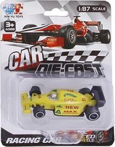 Xin Yu Toys Raceauto Formula Jongens 8 Cm Diecast Geel