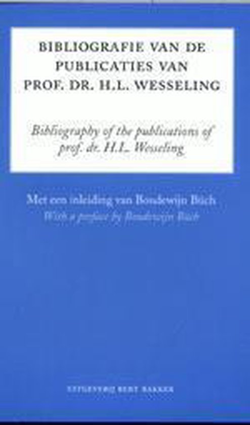 9789035124981 - Bibliografie Van De Gedriften