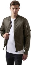 Urban Classics Jas Basic Bomber Jacket Tb861 Dark Olive Mannen Maat - XXL