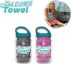 Cool Down Towel - Grijs/Roze - Cooling Towel Set van 2 - Verkoelende handdoek voor wandelen, hardlopen, tennis, reizen, fitness en yoga - Koeldoek nek - Towel Cooling - Airflip Cooling Towel