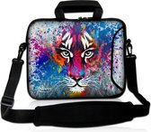 Laptoptas 13,3 inch tijger artistiek - Sleevy