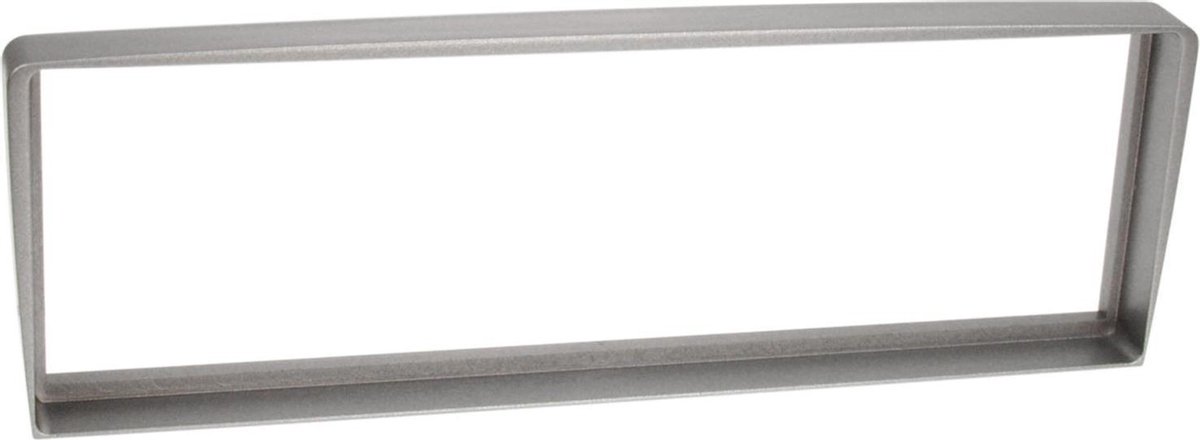 1-DIN Paneel geschikt voor Alfa Romeo 156(Type 932 facelift)1997-2006/ (Crosswagon Q4) 932)2004-2007 Kleur: Zilver