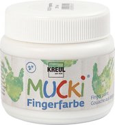 MUCKI Witte Vingerverf – 150ml per stuk