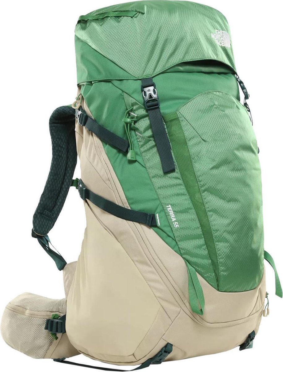 The North Face Terra Backpack - Twill Beige/Sullvan Green - Maat L/XL