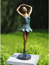 Tuinbeeld - bronzen beeld - Ballerina - Bronzartes - 48 cm hoog