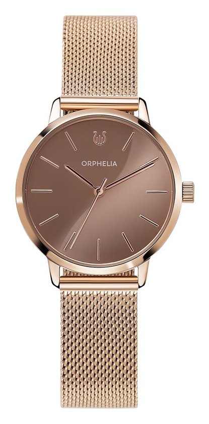 Orphelia Violetta OR12919 Horloge - Staal - Rosékleurig - Ø 34 mm