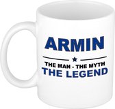 Armin The man, The myth the legend cadeau koffie mok / thee beker 300 ml