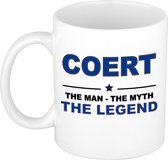 Coert The man, The myth the legend cadeau koffie mok / thee beker 300 ml