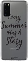 Casetastic Samsung Galaxy S20 4G/5G Hoesje - Softcover Hoesje met Design - Summer Story Print