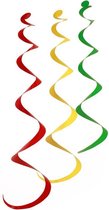 pvc Swirl x 3 BV rood/geel/groen