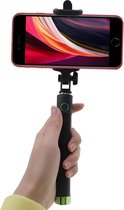 Shop4 - iPhone SE (2020) Selfie Stick Bluetooth Groen
