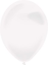 Amscan Ballonen 13 Cm Latex Kristalhelder Transparant 100 Stuks