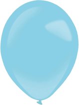 Amscan Ballonen 13 Cm Latex Licht Blauw 100 Stuks