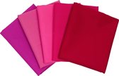 Moda | Bella Solids | Fat Quarter Pakket Roze