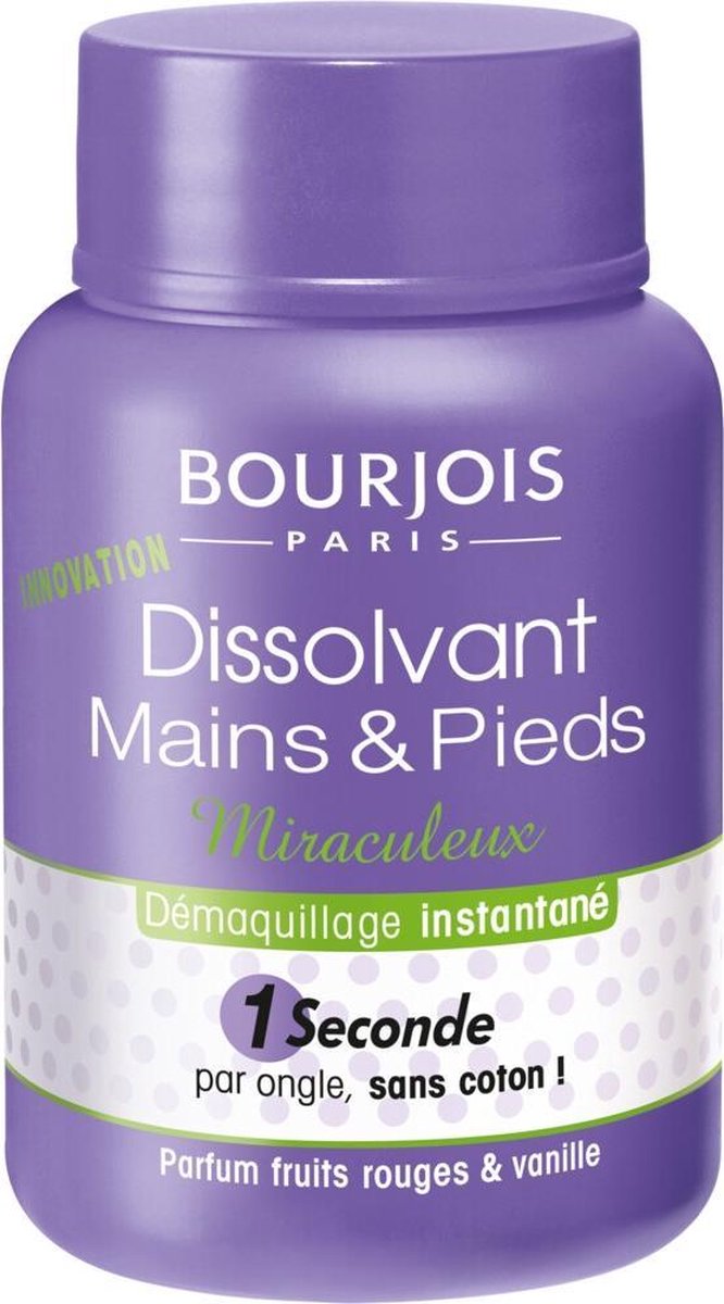 Bourjois Dissolvant 1 Seconde Mains et Pieds Nagellakremover