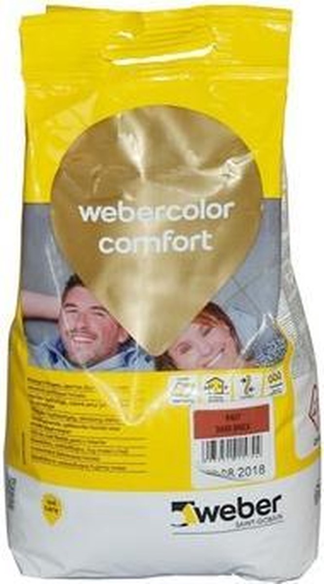 Weber-Color Comfort Decoratieve Voegmortels - Gekleurde Voegsel (1-6mm) - Anthracite - 4kg