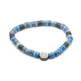 Sem Lewis Piccadilly Heren Armband Staal  - Blauw