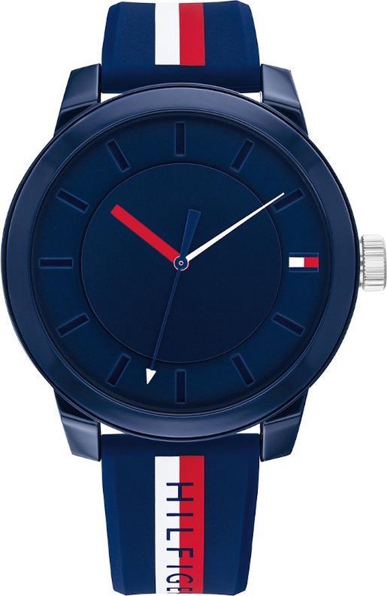 Tommy Hilfiger TH1791746 Horloge - Siliconen - Blauw - Ø 44 mm