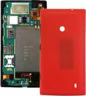 Plastic achterkant behuizing cover voor Nokia Lumia 520 (rood)