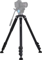 PULUZ 4-sectie vouwbenen Metalen statiefbevestiging voor DSLR / SLR-camera, verstelbare hoogte: 97-180cm