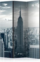 Kamerscherm - Scheidingswand - Vouwscherm - Amazing view to New York Manhattan at sunrise [Room Dividers] 135x172 - Artgeist Vouwscherm