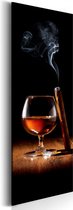 Schilderijen Op Canvas - Schilderij - Sophisticated Pleasure 40x120 - Artgeist Schilderij
