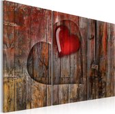 Schilderijen Op Canvas - Schilderij - Heart to heart 60x40 - Artgeist Schilderij