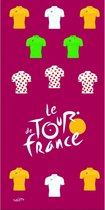 Matt Tour De France Bandana - Nekcol Multi - Maat One size