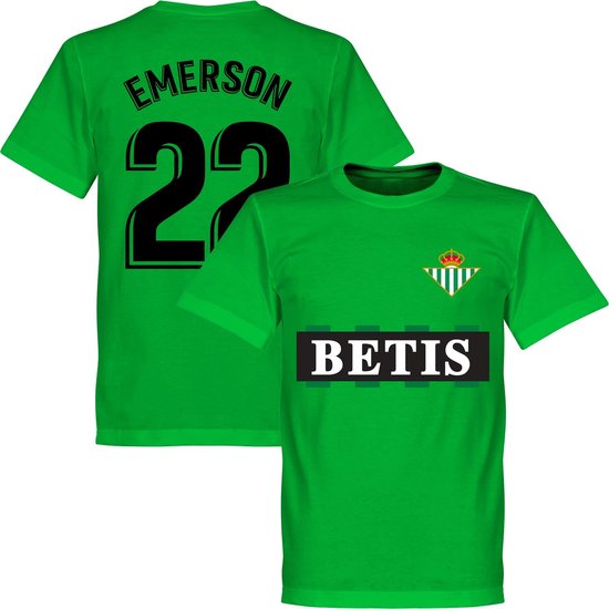 Betis Emerson 22 Team T-Shirt - Groen - S