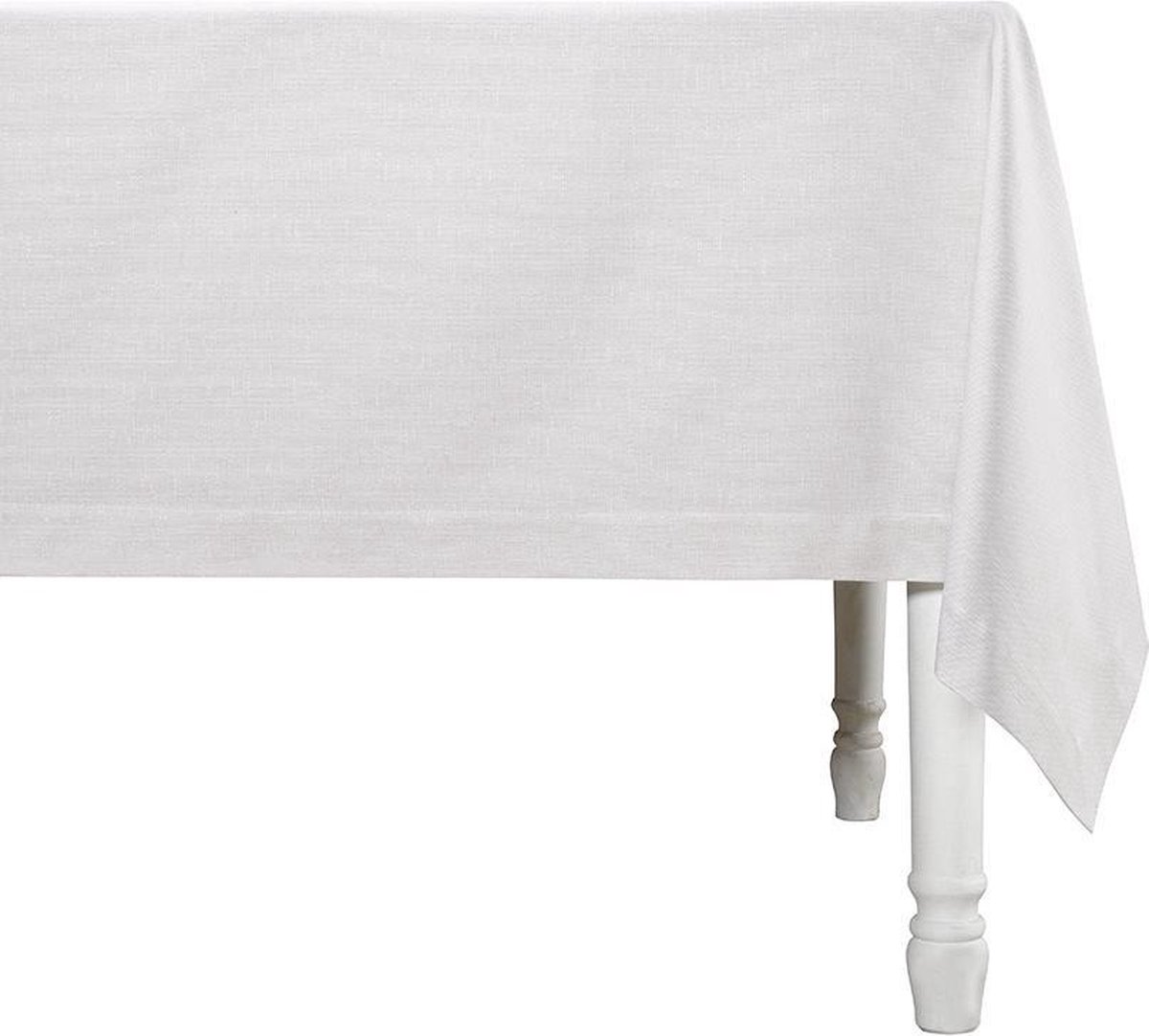 De Witte Lietaer Tafellaken Sonora 50 X 160 Cm Katoen Grijs