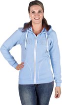 BJØRNSON Hooded Sweatvest 4 Seizoenen Dames Lichtblauw - Maat 42 - NOOR