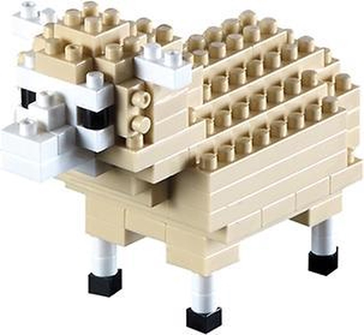 BRIXIES Schaap - Nano Bouwset Dieren - 85 onderdelen - Vanaf 8 jaar