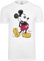Merchcode Mickey Mouse - Mickey Mouse Heren T-shirt - S - Wit