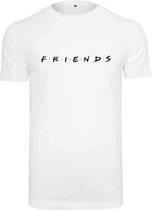 Urban Classics Friends Heren Tshirt -2XL- Friends Logo Wit