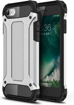 iPhone SE (2020) Hoesje - Armor Hybrid - Zilver