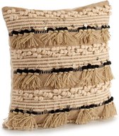 nielsen HOME kussensloop Marlin gebreid, 50x50 cm, crèmewit, 100% katoen, gebreid, Oeko-Tex