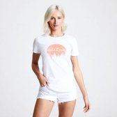 Dare 2b - Women's Ease Of Mind Graphic T-Shirt - Outdoorshirt - Vrouwen - Maat 42 - Wit