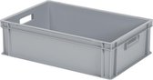 Stapelbak - Opbergbox - 600x400xH175mm - grijs