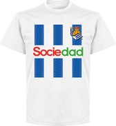 Real Sociedad Team T-Shirt - Wit - 4XL