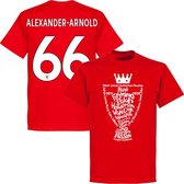 Liverpool Kampioens T-Shirt 2020 + Alexander Arnold 66 - M