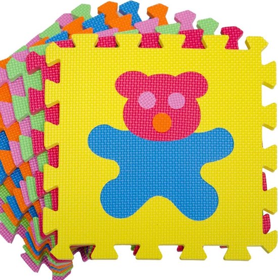 Spielwerk® 86 delige Puzzelmat Baby Kinderen 3,3m² Speelmat