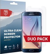 Rosso Screen Protector Ultra Clear Duo Pack Geschikt voor Samsung Galaxy S6 | TPU Folie | Case Friendly | 2 Stuks