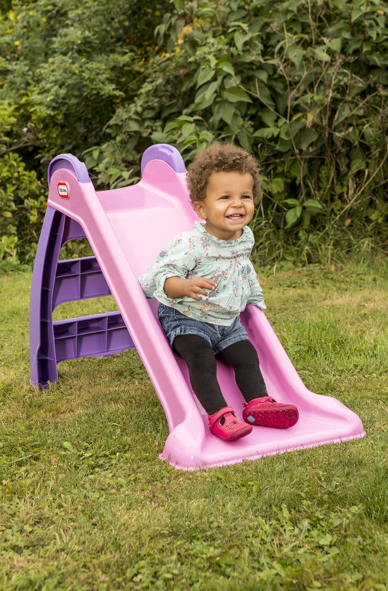 Little Tikes My First Slide Glijbaan - 70 cm hoog - Roze Paars — afbeelding 6