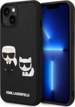 Karl Lagerfeld Telefoonhoesje voor Apple iPhone 14 Plus – TPU met Zwarte Back Cover – Bescherming voor Telefoon.