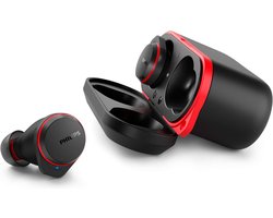 Philips TAA7507 - Draadloze In-ear oordopjes - Ruisonderdrukking - Zwart/Rood