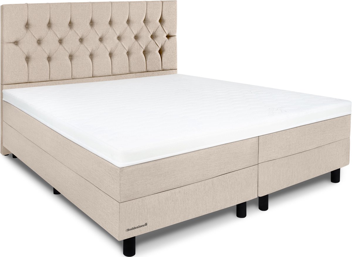 Boxspring Luxe 140x210 Capiton Beige