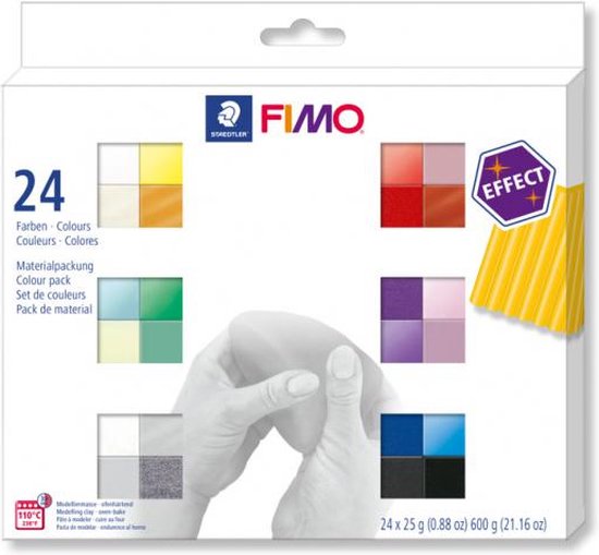 STAEDTLER Fimo Effect set - colour pack 24 st 8013 C24-1 / 24x25gr