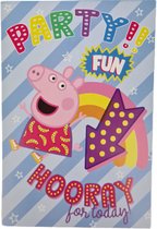 Peppa Pig - Cartes d'invitation filles - Cartes d'invitation - Anniversaire / Fête / Célébration - Rose / Multicolore - Carton / Papier - 10 x 15 cm - Set de 5