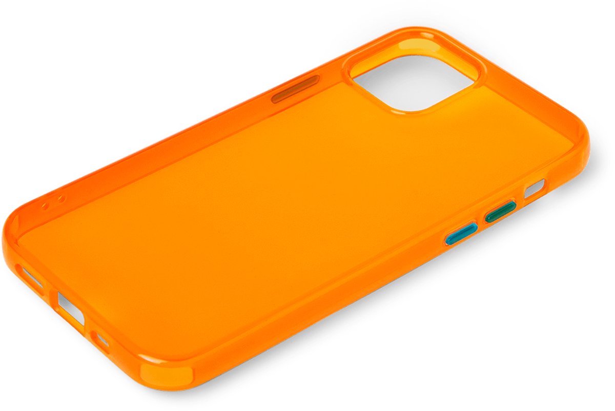 iPhone 12 / 12 Pro Telefoonhoes - Oranje - Siliconen Hoes - Phone Cover