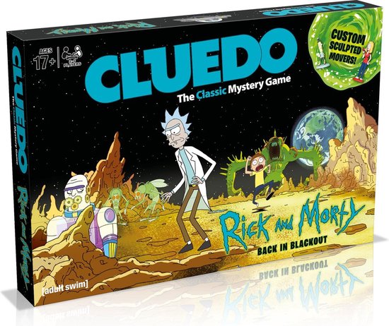 Bordspel: Cluedo Rick And Morty - Engelstalig, van het merk Winning Moves